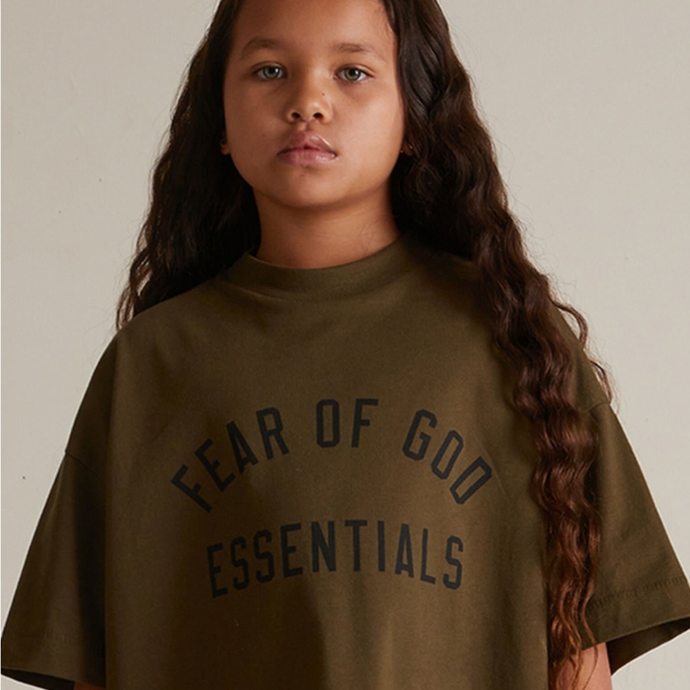 Kids Olive Green T-Shirt